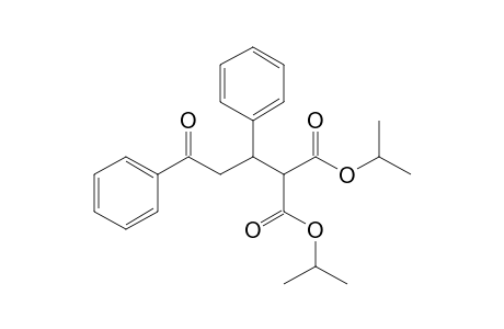 Diisopropyl 2-(3-oxo-1,3-diphenylpropyl)propanedioate