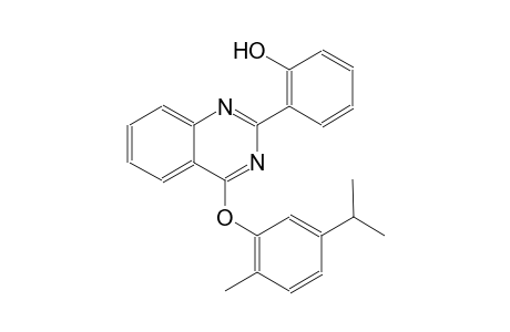 2-[4-(5-isopropyl-2-methylphenoxy)-2-quinazolinyl]phenol
