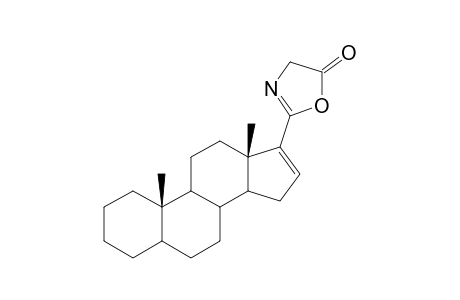 2-((10S,13S)-10,13-Dimethyl-2,3,4,5,6,7,8,9,10,11,12,13,14,15-tetradecahydro-1H-cyclopenta[a]phenanthren-17-yl)-4H-oxazol-5-one