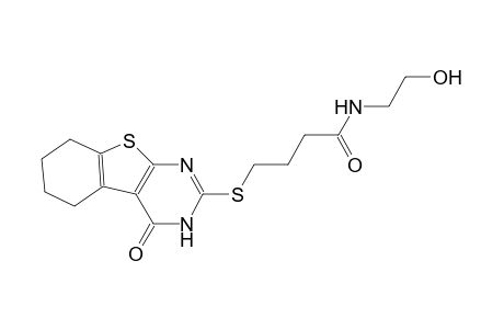 butanamide, 4-[(3,4,5,6,7,8-hexahydro-4-oxobenzo[4,5]thieno[2,3-d]pyrimidin-2-yl)thio]-N-(2-hydroxyethyl)-