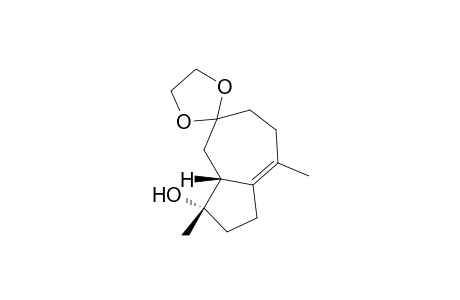 trans-2,3,3a,4,6,7-hexahydro-3,8-dimethylspiro[azulene5(1H),2'-[1,3]dioxolan]-3-ol