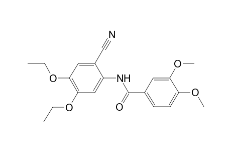 Benzamide, N-(2-cyano-4,5-diethoxyphenyl)-3,4-dimethoxy-