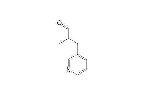3-Pyridinepropanal, alpha-methyl-