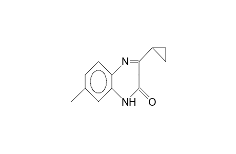 4-Cyclopropyl-2,3-dihydro-8-methyl-1H-1,5-benzodiazepin-2-one