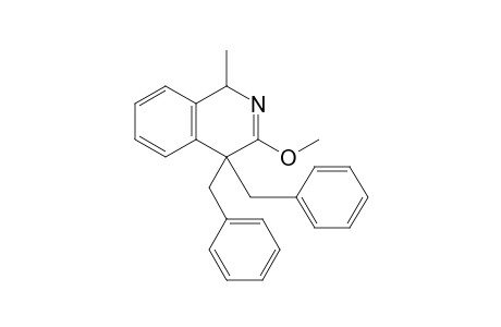 4,4-Dibenzyl-1-methyl-3-methoxy-1,4-dihydroisoquinoline