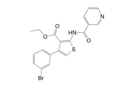 ethyl 4-(3-bromophenyl)-2-[(3-pyridinylcarbonyl)amino]-3-thiophenecarboxylate