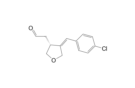 (R, Z)-2-(4-(4-Chlorobenzylidene)tetrahydrofuran-3-yl)acetaldehyde