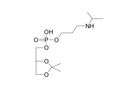 (1,2-O-ISOPROPYLIDENGLYCERO-3)-N-ISOPROPYL-3-AMINOPROPYLPHOSPHATE