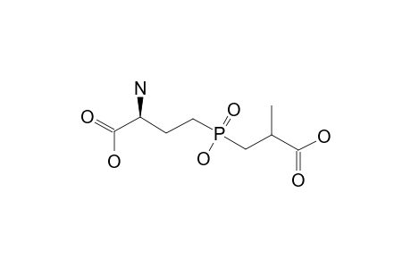 (3-S)-3-[((3-AMINO-3-CARBOXY)-PROPYL)-(HYDROXY)-PHOSPHINYL]-2-METHYLPROPANIOC_ACID;LSP1-3146