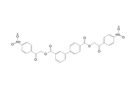 bis[2-(4-nitrophenyl)-2-oxoethyl] [1,1'-biphenyl]-3,4'-dicarboxylate