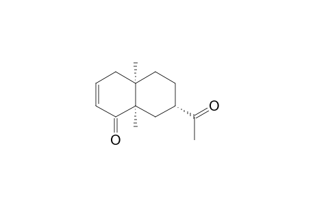 9-Acetyl-1,6-dimethylbicyclo[4.4.0]dec-3-en-2-one isomer