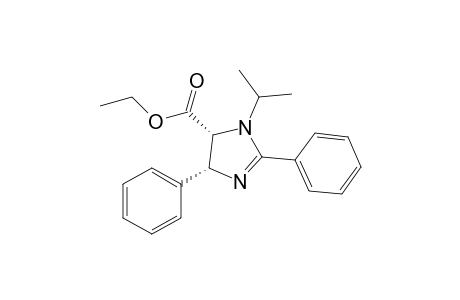 1H-Imidazole-5-carboxylic acid, 4,5-dihydro-1-(1-methylethyl)-2,4-diphenyl-, ethyl ester, cis-