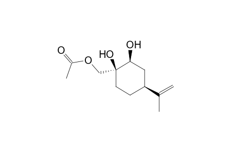 (1S,2S,4S)-1,2-dihydroxy-p-menth-8-ene-7-yl acetate