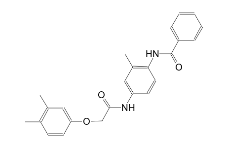 N-(4-{[(3,4-dimethylphenoxy)acetyl]amino}-2-methylphenyl)benzamide