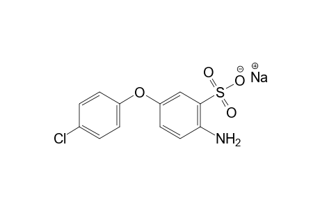 2-amino-5-(p-chlorophenoxy)benzenesulfonic acid, sodium salt
