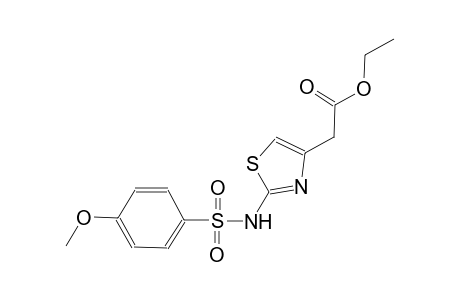 ethyl (2-{[(4-methoxyphenyl)sulfonyl]amino}-1,3-thiazol-4-yl)acetate