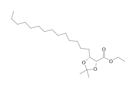 Ethyl (2R,3S)-2,3-O-Isopropylideneheptadecanoate-2,3-diol