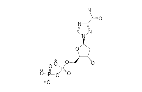 1-(2'-DEOXY-BETA-D-ERYTHRO-PENTOFURANOSYL)-(1H)-1,2,4-TRIAZOLE-3-CARBOXAMIDE-5'-DIPHOSPHATE