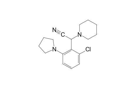 alpha-[2-chloro-6-(1-pyrrolidinyl)phenyl]-1-piperidineacetonitrile