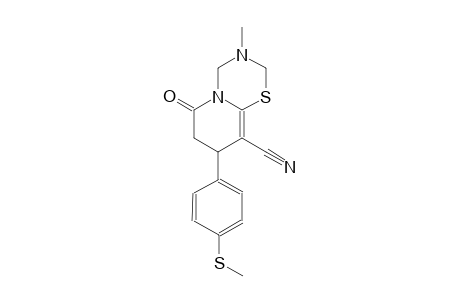 2H,6H-pyrido[2,1-b][1,3,5]thiadiazine-9-carbonitrile, 3,4,7,8-tetrahydro-3-methyl-8-[4-(methylthio)phenyl]-6-oxo-