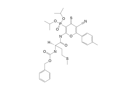2-(BENZYLOXYCARBONYL-ALPHA-L-METHIONYL)-AMINO-5-CYANO-6-P-TOLYL-4-THIOXO-4H-PYRAN-3-YLPHOSPHONIC-ACID-DIISOPROPYLESTER