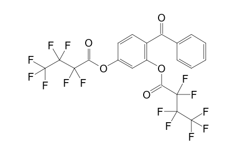 4-Benzoyl-1,3-phenylene bis(2,2,3,3,4,4,4-heptafluorobutanoate)