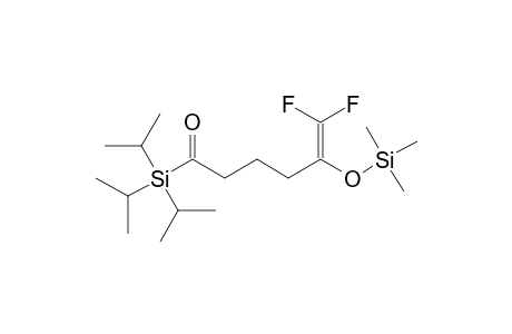 1-(TRIS-ISOPROPYLSILYL)-5-(TRIMETHYLSILYLOXY)-6,6-DIFLUORO-HEX-5-EN-1-ONE