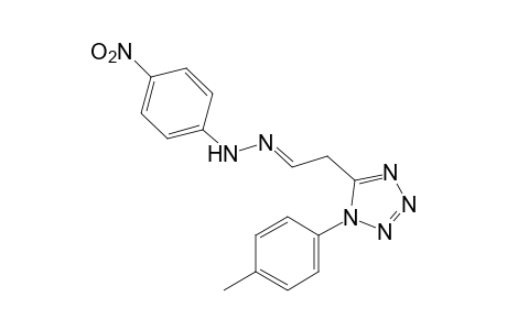 1-p-tolyl-1H-tetrazole-5-acetaldehyde, (p-nitrophenyl)hydrazone
