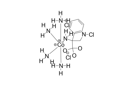 (2-AMINO-3-AMMONIO-2-PHENYLPROPANOATO-N2,O)-TETRAAMINE-COBALT(III)-CHLORIDE-HYDRATE