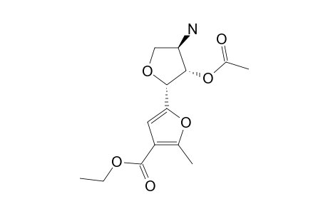 5-(2'-O-ACETYL-3'-AMINO-3'-DEOXY-BETA-L-THREOFURANOSYL)-3-ETHOXYCARBONYL-2-METHYLFURAN