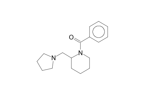 1-Benzoyl-2-(1-pyrrolidinylmethyl)piperidine
