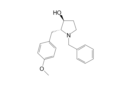 (2R,3S)-1-Benzyl-3-hydroxy-2-(4-methoxybenzyl)-pyrrolidine