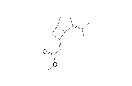 (4-Isopropylidenebicyclo[3.2.0]hept-2-en-6-ylidene)acetic acid, methyl ester