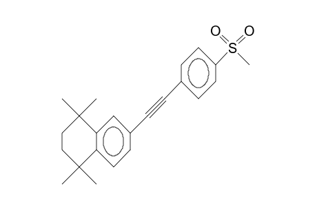 Naphthalene, 1,2,3,4-tetrahydro-1,1,4,4-tetramethyl-6-[[4-(methylsulfonyl)phenyl]ethynyl]-