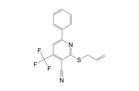 3-pyridinecarbonitrile, 6-phenyl-2-(2-propenylthio)-4-(trifluoromethyl)-