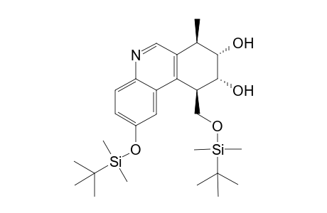 (7R,8S,9R,10R)-2-(tert-Butyl-dimethyl-silanyloxy)-10-(tert-butyl-dimethyl-silanyloxymethyl)-7-methyl-7,8,9,10-tetrahydro-phenanthridine-8,9-diol