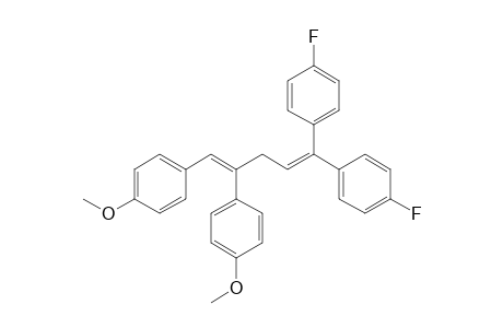 1,1-bis(4'-Fluorophenyl)-4,5-bis(p-methoxyphenyl)penta-1,4-diene