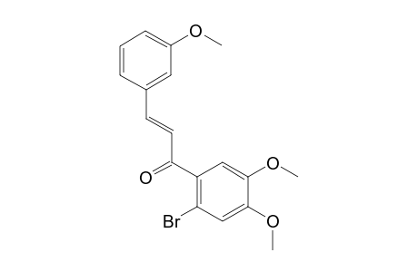 (2E)-1-(2-Bromo-4,5-dimethoxyphenyl)-3-(3-methoxyphenyl)-prop-2-en-1-one