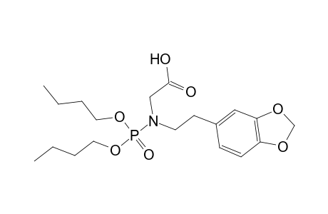[[2-(1,3-Benzodioxol-5-yl)ethyl](dibutoxyphosphoryl)amino]acetic acid