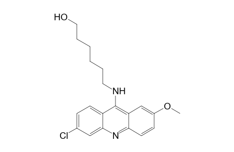 6-[(6-chloranyl-2-methoxy-acridin-9-yl)amino]hexan-1-ol