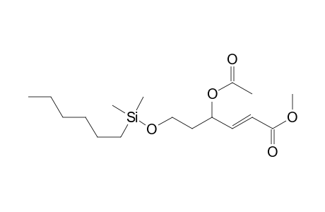Methyl 4-Acetoxy-6-(dimethylthexylsiloxy)hex-2-enoate