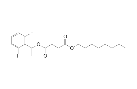 Succinic acid, 1-(2,6-difluorophenyl)ethyl octyl ester