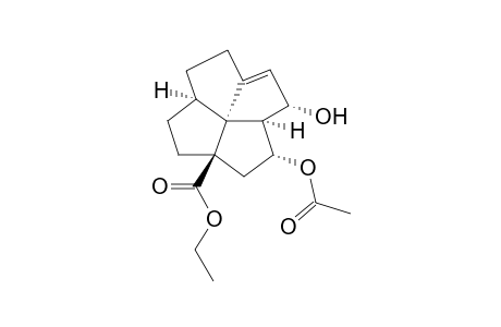Ethyl (1R,2aR,4aR,8S,8aS,8bR)-1-(Acetyloxy)-1,2,2a,3,4,4a,5,6,8,8a-decahydro-8-hydroxypentaleno[1,6-cd]pentalene-2a-carboxylate
