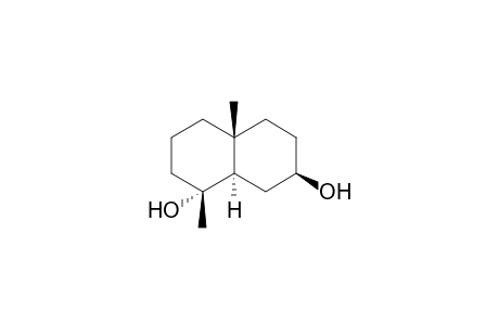 (1.alpha.,4a.beta.,7.beta.,8a.alpha.)-decahydro-1,4a-dimethylnaphthylene-1,7-diol