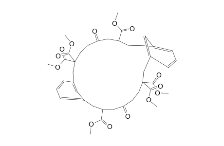 5,19-DIOXO-2,2,7,16,16,21-HEXA-(METHOXYCARBONYL)-[8(2)]-METACYCLOPHANE