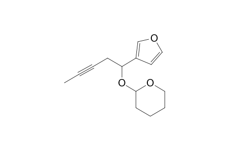 1-(3-Furyl)-1-(2-tert-hydropyranyloxy)pent-3-yne