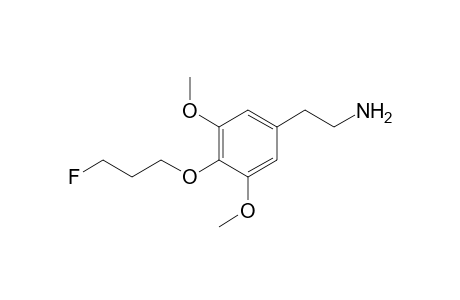 2-[4-(3-Fluoropropoxy)-3,5-dimethoxyphenyl]ethan-1-amine