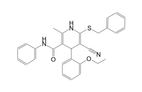 3-pyridinecarboxamide, 5-cyano-4-(2-ethoxyphenyl)-1,4-dihydro-2-methyl-N-phenyl-6-[(phenylmethyl)thio]-