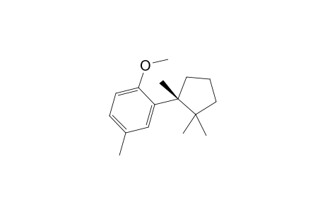 1-Methoxy-4-methyl-2-[(1R)-1,2,2-trimethylcyclopentyl]benzene