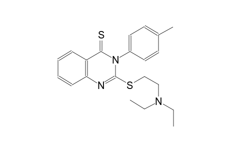 4(3H)-quinazolinethione, 2-[[2-(diethylamino)ethyl]thio]-3-(4-methylphenyl)-